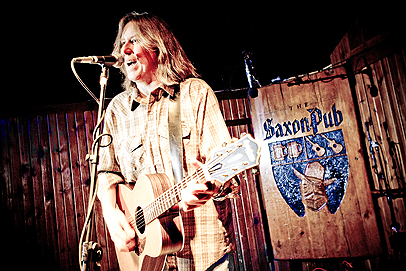 Picture of Tim Jackson at the Saxon Pub, New Orleans.